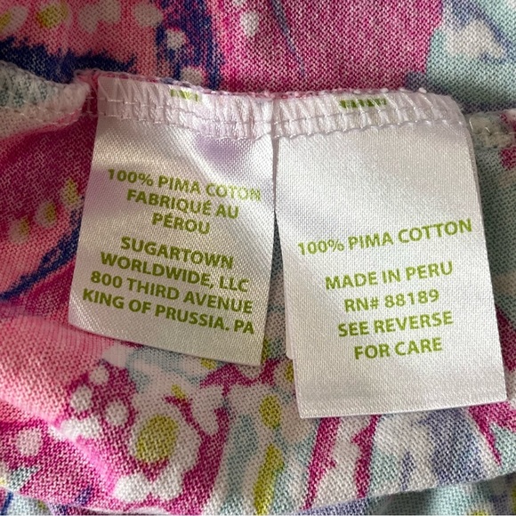 Lilly Pulitzer Sorella Top Magenta Oh My Guava Sz S - Picture 9 of 10